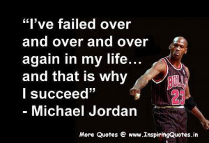 Inspirational Quotes on Success and Failure Michael Jordan Images ...