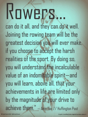Awesome #rowing quote from Amy Yao, guest contributor to The ...