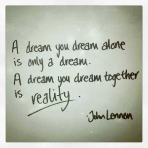 quote #johnlennon #reality #dream