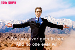 Tony Stark + Moriarty’s Quote