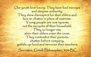 Socrates Cannot Teach...