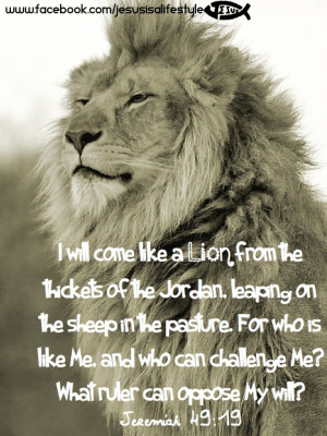 does not cease to be the lion of judah when he becomes the lamblike ...