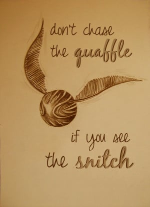So I found a beautiful snitch drawing on Deviant Art and had some fun ...