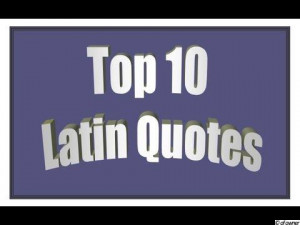 Latin Phrases Famous
