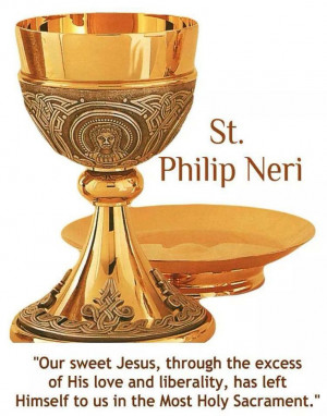 St. Philip Neri ..... What a beautiful chalice