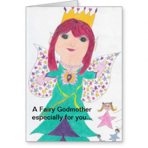 Fairy Godmother Birthday Wishes Greeting Cards
