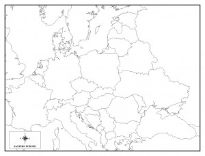 Blank Map Eastern Europe Quiz