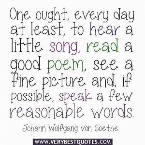 ... fine picture and if possible speak a few reasonable words life quote