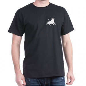 Bull Gifts > Bull Tops > Spanish bull black T-Shirt