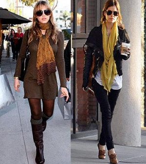 Jessica Alba (left) & Rachel Bilson (right)