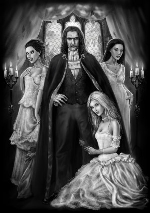 Dracula and his Ladies by dashinvaine