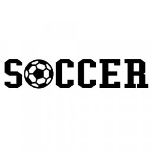 Soccer 6x29 vinyl lettering sports soccer quote decal sticker home ...