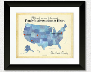 ... for Grandparents, Moving Away Gift, Family Quote, Gift for Friends