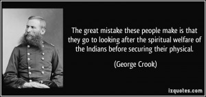 More George Crook Quotes