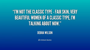 not the classic type - fair skin, very beautiful women of a ...