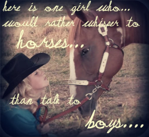 Horse Quotes for Cowgirls