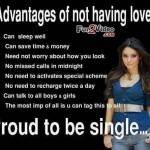 Being Single Life Funny Quotes