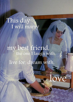 The Bride Quote Photograph