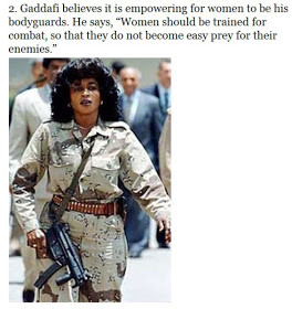 Muammar al-Qaddafi's Lipsticked Virgin Bodyguards Seen On www ...