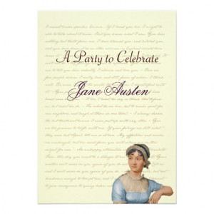 Jane Austen Party Birthday Celebration Quotes Personalized ...