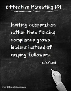Inviting cooperation rather than forcing compliance grows leaders ...