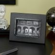Black leather Quote Frame 4x6