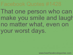 ... what, even on your worst days.-Best Facebook Quotes, Facebook Sayings