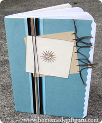Use these instructions to make your easy homemade journal but decorate ...