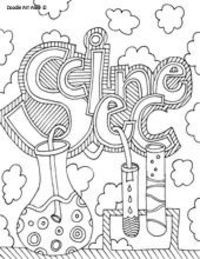 school subject coloring pages - great for journal covers! - maybe for ...