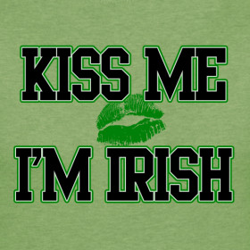 Kiss Me I'm Irish T-Shirt, Funny St Patricks Day Irish T-Shirt