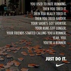 Weight loss quotes. Running runners work out just do it cross country ...