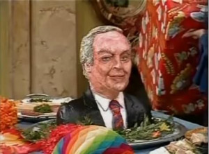 Mr. Drummond is now a cake! WHERE IS YOUR GOD NOW?