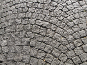 Cobblestone street Image
