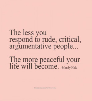 Rude People Quotes And Sayings