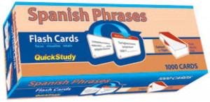 Bar Charts Quick Study Flash Cards Spanish Phrases