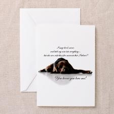 Cute Bloodhound Greeting Cards (Pk of 20)