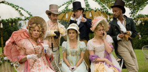 Keri (ao centro): o lado pouco agradável do universo de Jane Austen.