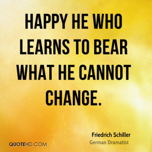 Friedrich Schiller Happiness Quotes