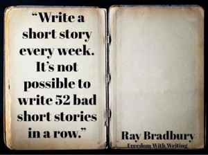 Great quote from Ray Bradbury, so true!