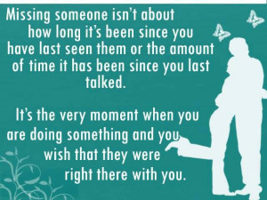 Missing Someone Is not About How Long It’s Been
