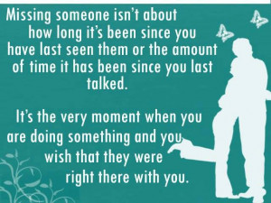 Missing Someone Is not About How Long It’s Been