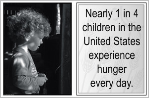 Child Hunger Large Banner