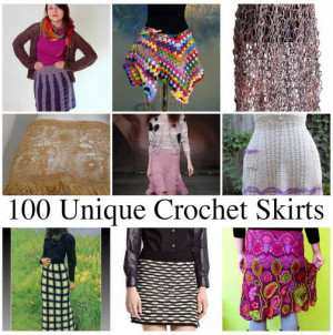 100 Unique Crochet Skirts