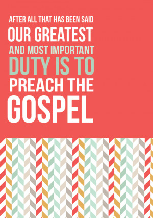 Scriptures On Preaching The Gospel