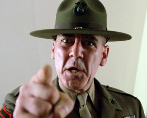 LEE ERMEY FULL METAL JACKET DRILL SERGEANT POINTING CLASSIC POSTER ...