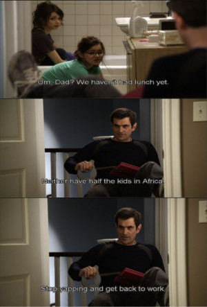 Best Modern Family quote ever.