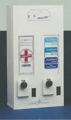 ... Vend Two Column -Mechanical Vending Machine-Condoms-OTC Meds #1065