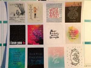 Quotes and Sayings for your Erin Condren Planners, Calendars, Midori's