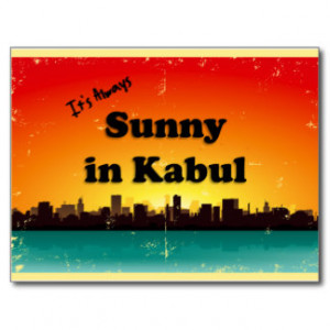 Say hello from Kabul! Postcard