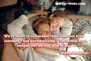 Picture Quotes about Trust Relationships - Quotes Lover